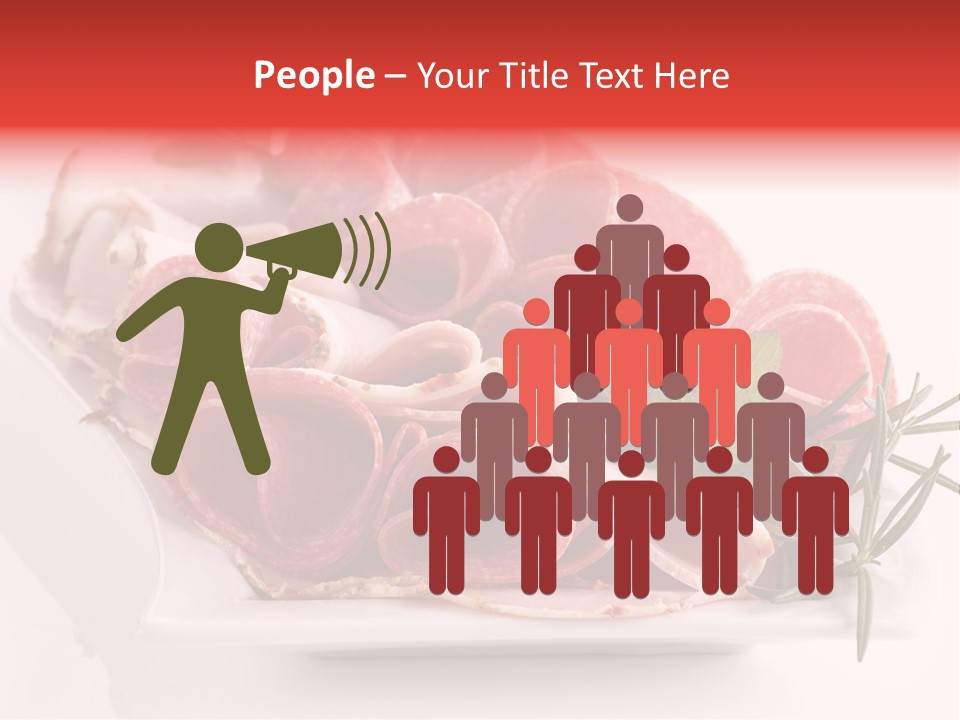 Fresh Herbs Piece PowerPoint Template