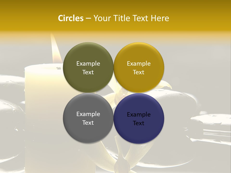 Drop Ripple Black PowerPoint Template