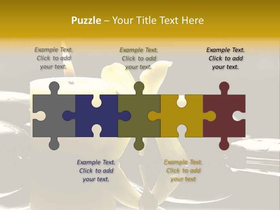 Drop Ripple Black PowerPoint Template