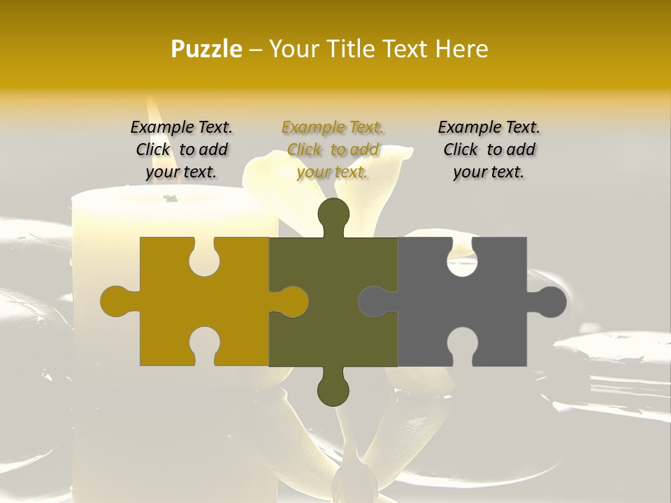 Drop Ripple Black PowerPoint Template