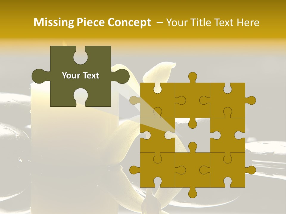 Drop Ripple Black PowerPoint Template