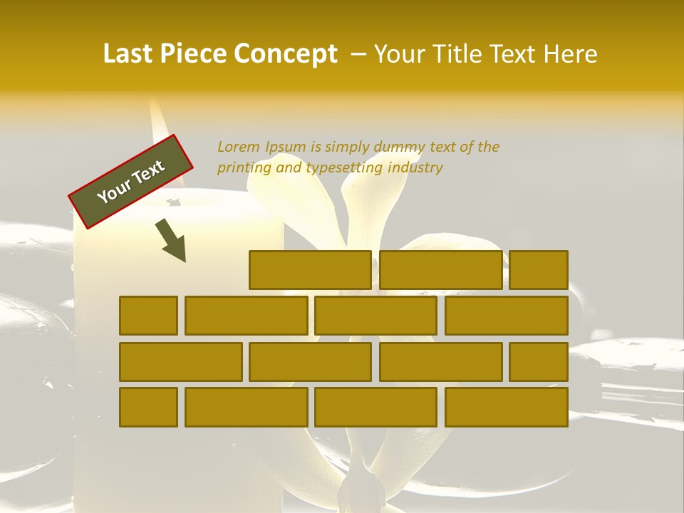 Drop Ripple Black PowerPoint Template