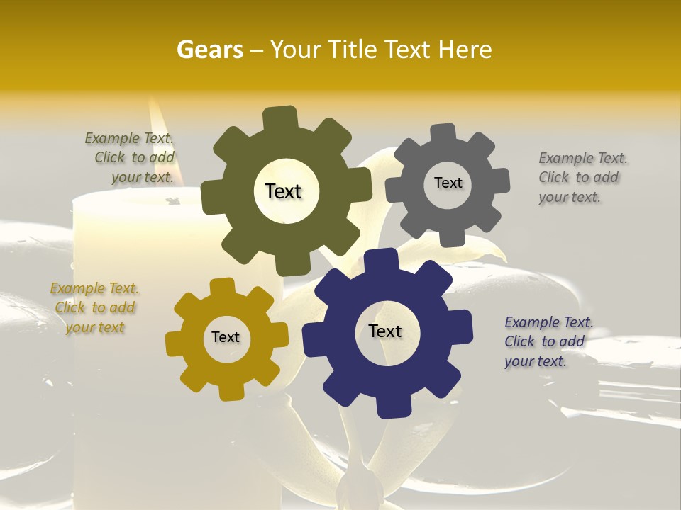 Drop Ripple Black PowerPoint Template