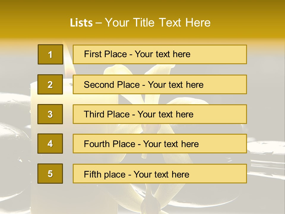 Drop Ripple Black PowerPoint Template
