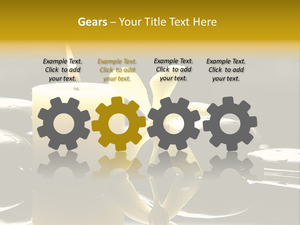 Drop Ripple Black PowerPoint Template