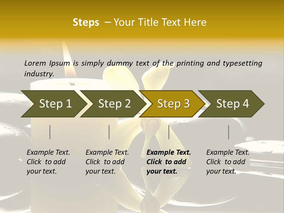 Drop Ripple Black PowerPoint Template