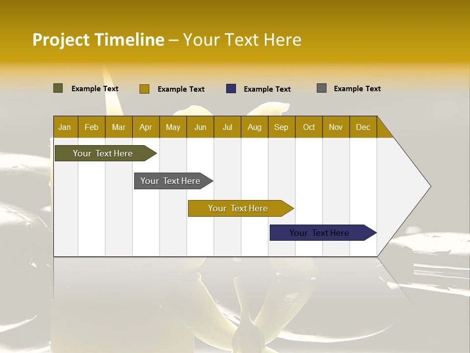 Drop Ripple Black PowerPoint Template