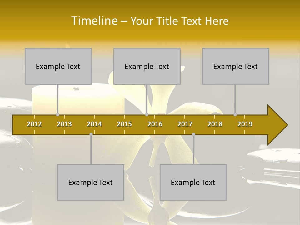Drop Ripple Black PowerPoint Template