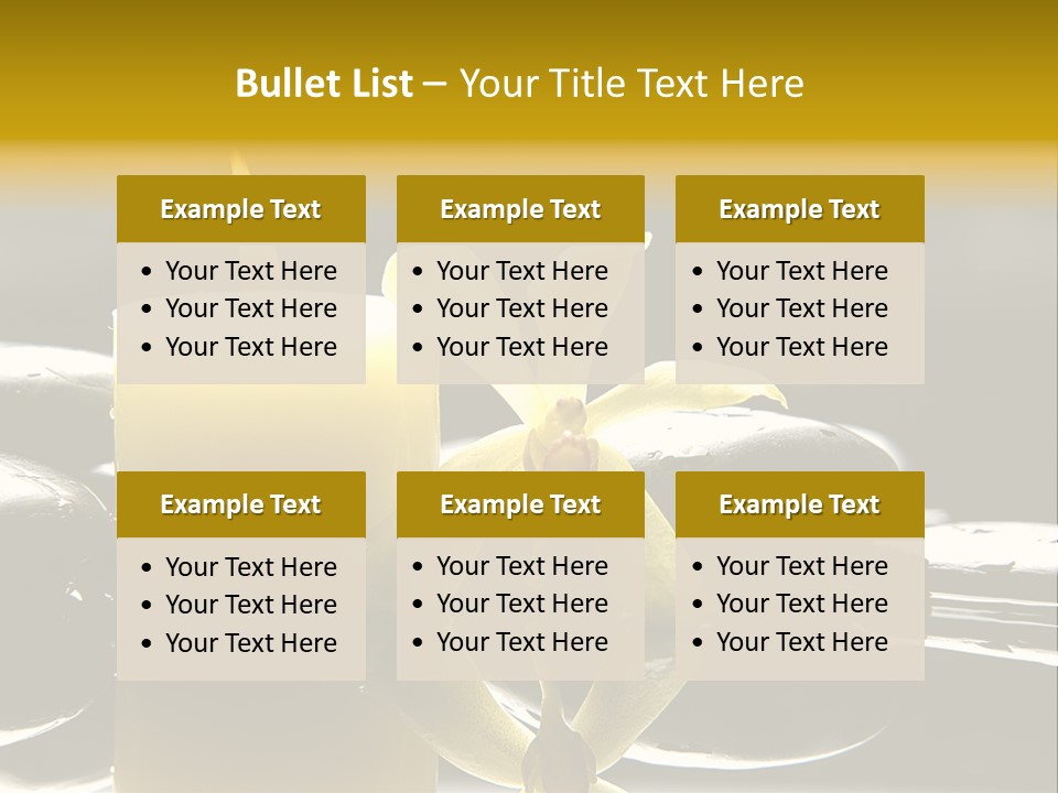 Drop Ripple Black PowerPoint Template