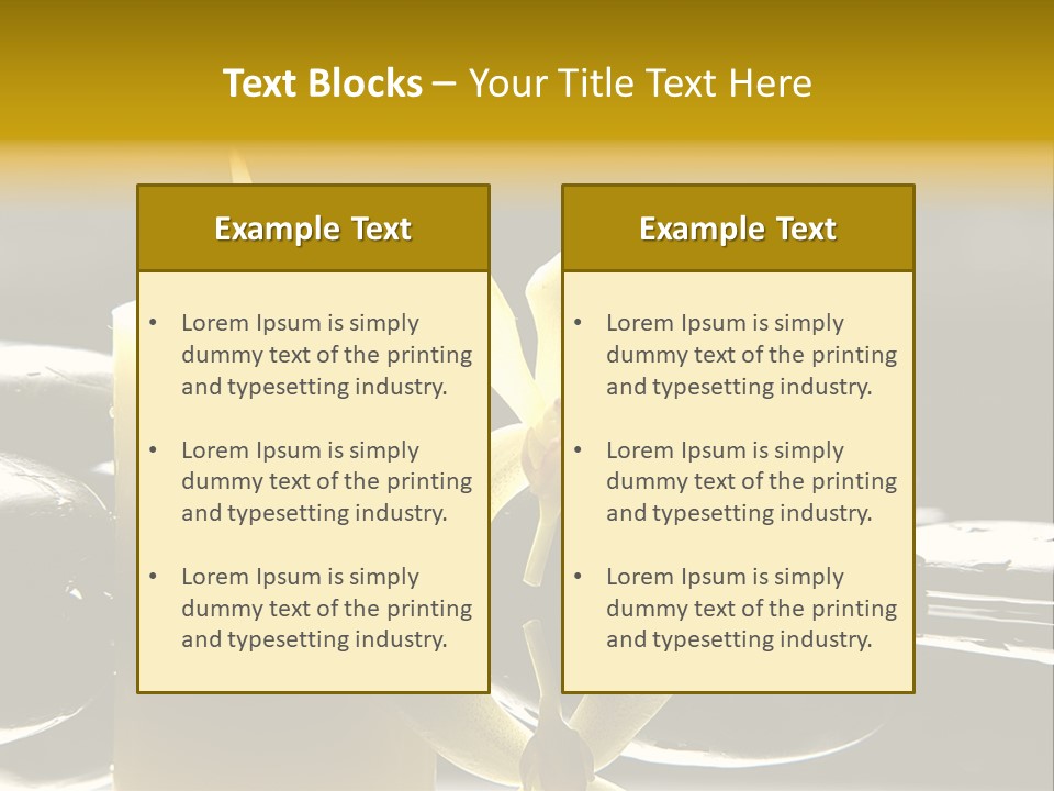 Drop Ripple Black PowerPoint Template
