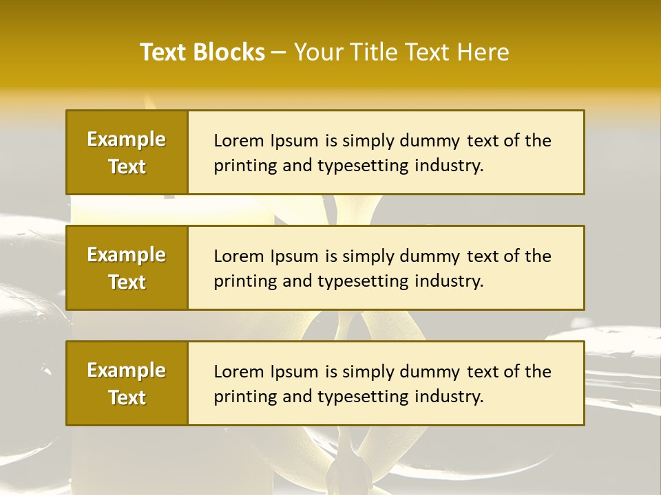 Drop Ripple Black PowerPoint Template
