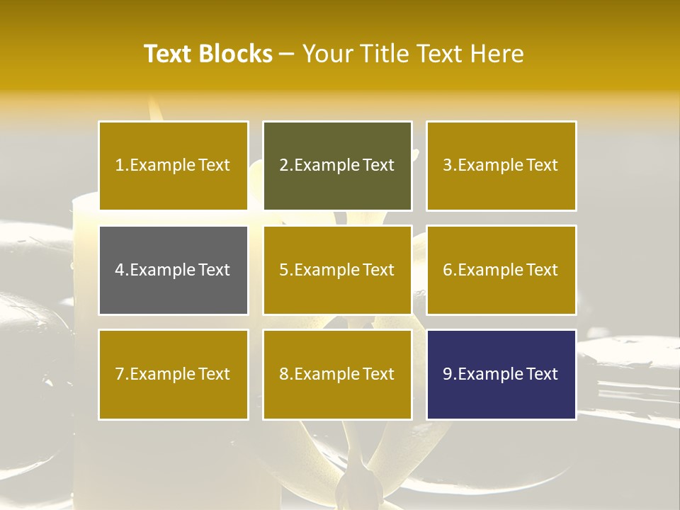 Drop Ripple Black PowerPoint Template