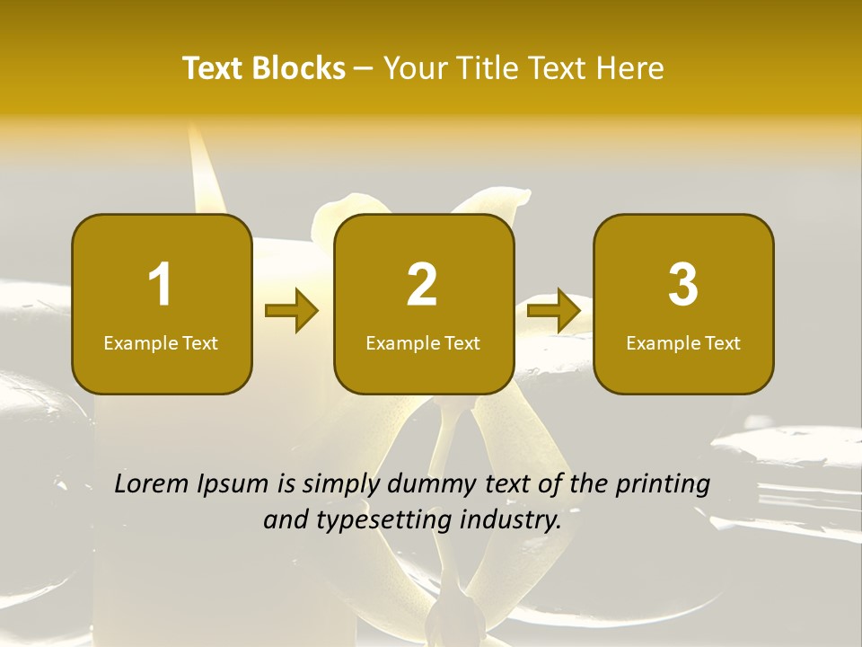 Drop Ripple Black PowerPoint Template