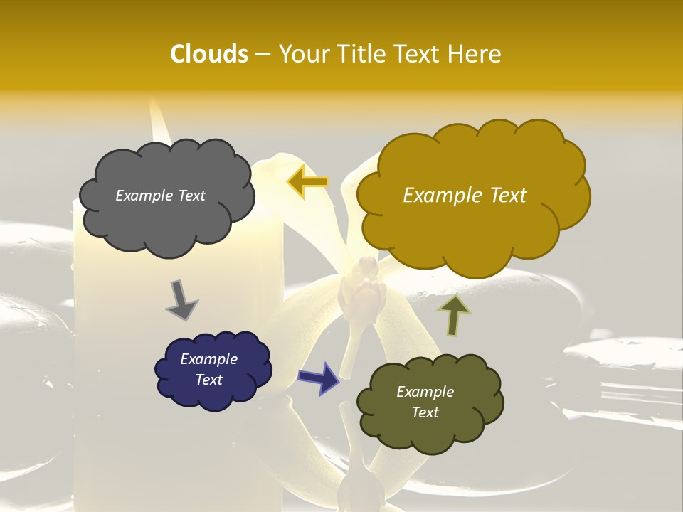 Drop Ripple Black PowerPoint Template