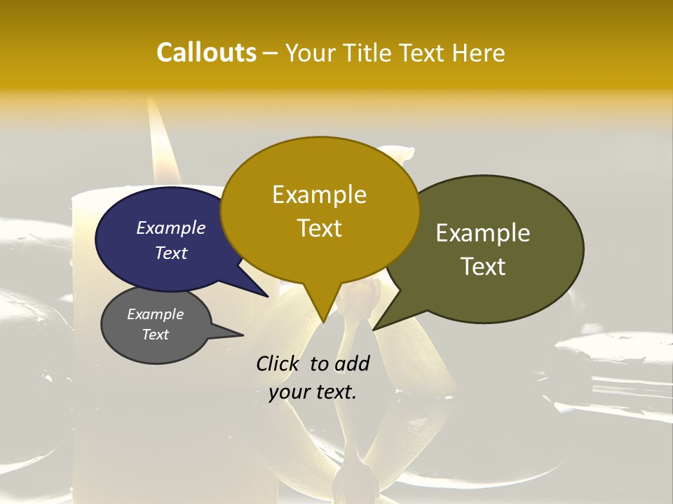 Drop Ripple Black PowerPoint Template