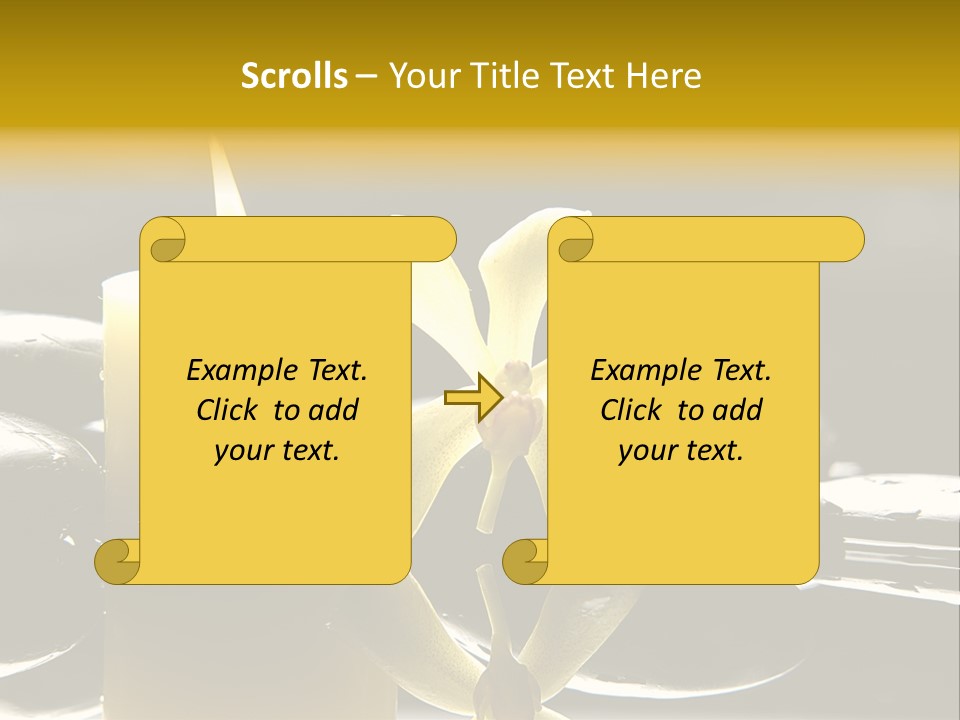 Drop Ripple Black PowerPoint Template