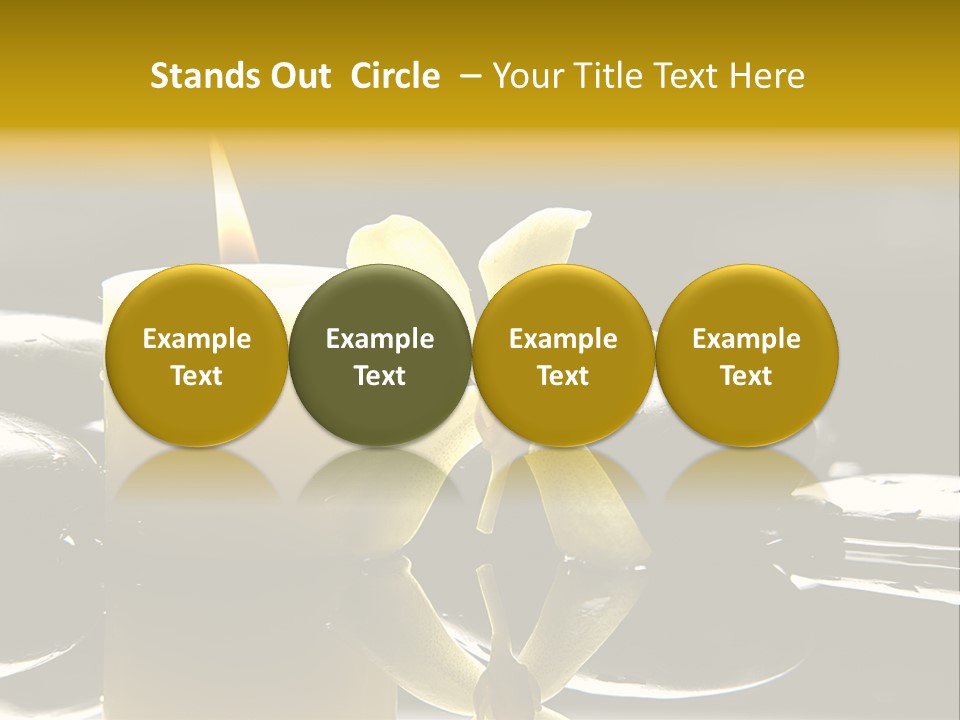 Drop Ripple Black PowerPoint Template