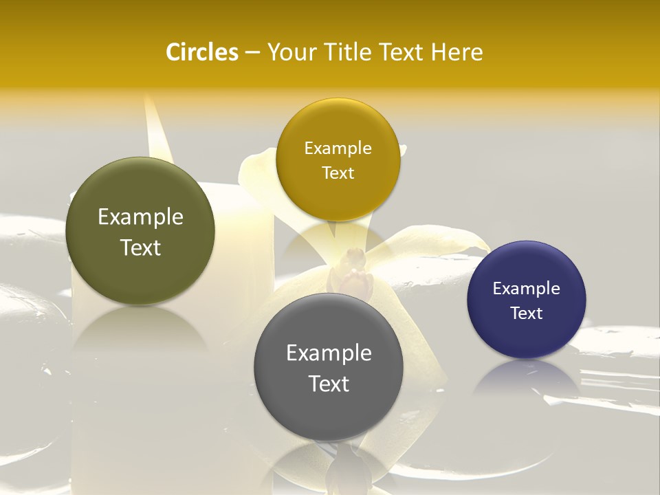 Drop Ripple Black PowerPoint Template