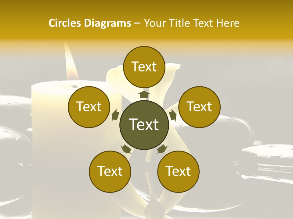 Drop Ripple Black PowerPoint Template