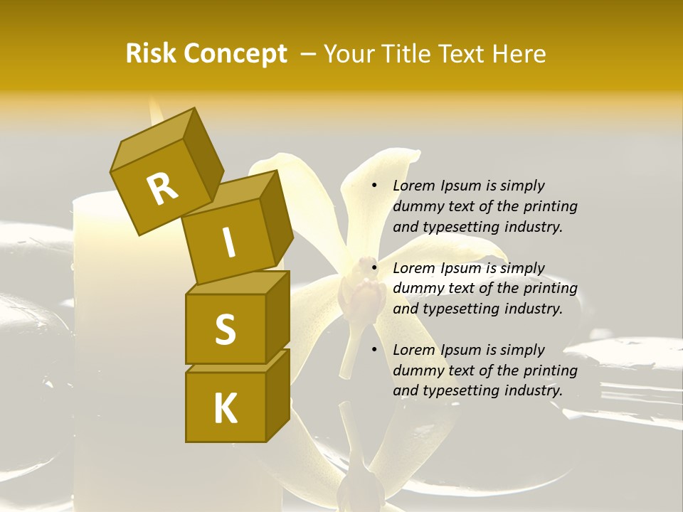 Drop Ripple Black PowerPoint Template