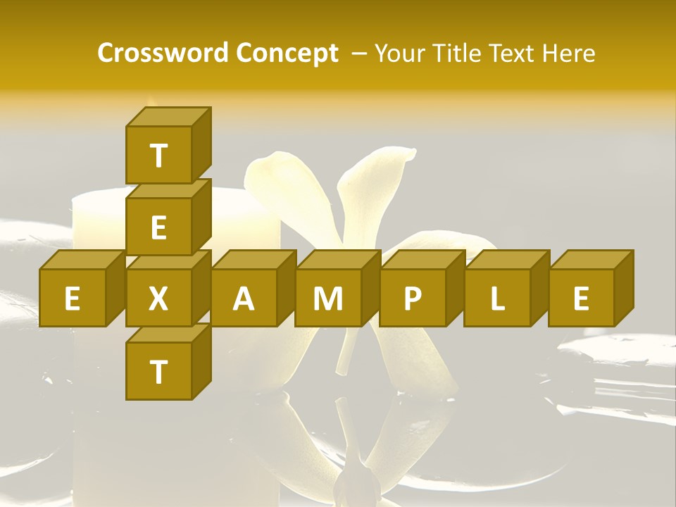 Drop Ripple Black PowerPoint Template