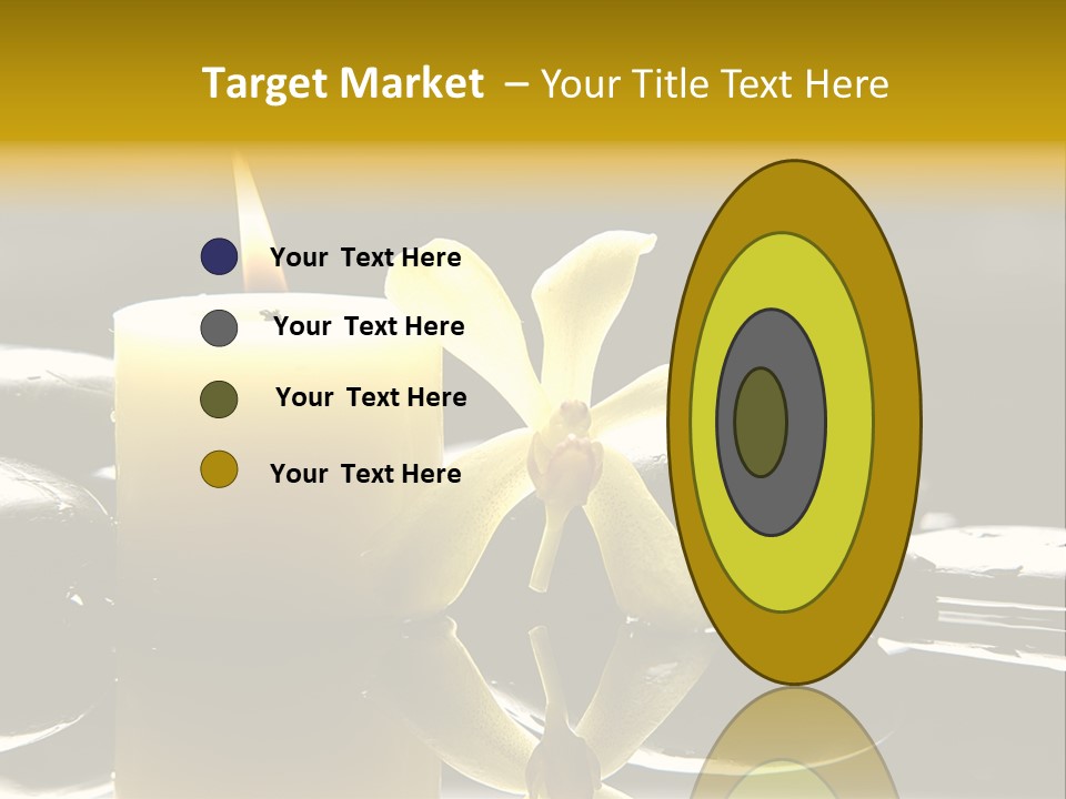 Drop Ripple Black PowerPoint Template