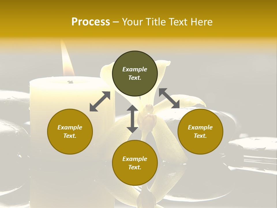 Drop Ripple Black PowerPoint Template