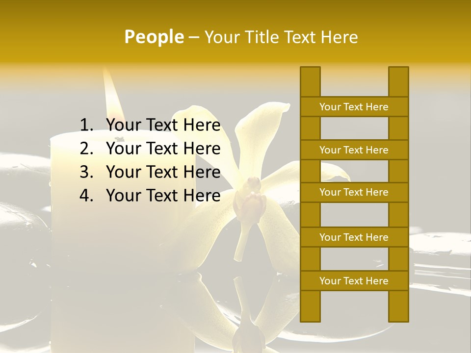 Drop Ripple Black PowerPoint Template