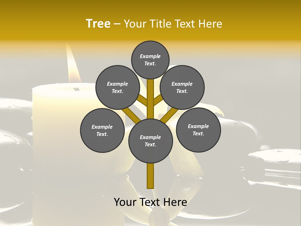 Drop Ripple Black PowerPoint Template