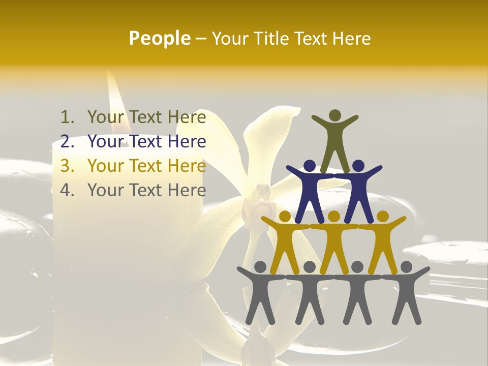 Drop Ripple Black PowerPoint Template