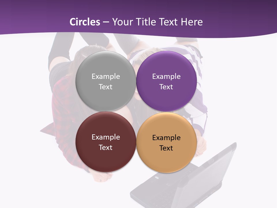 Cute Student Model PowerPoint Template