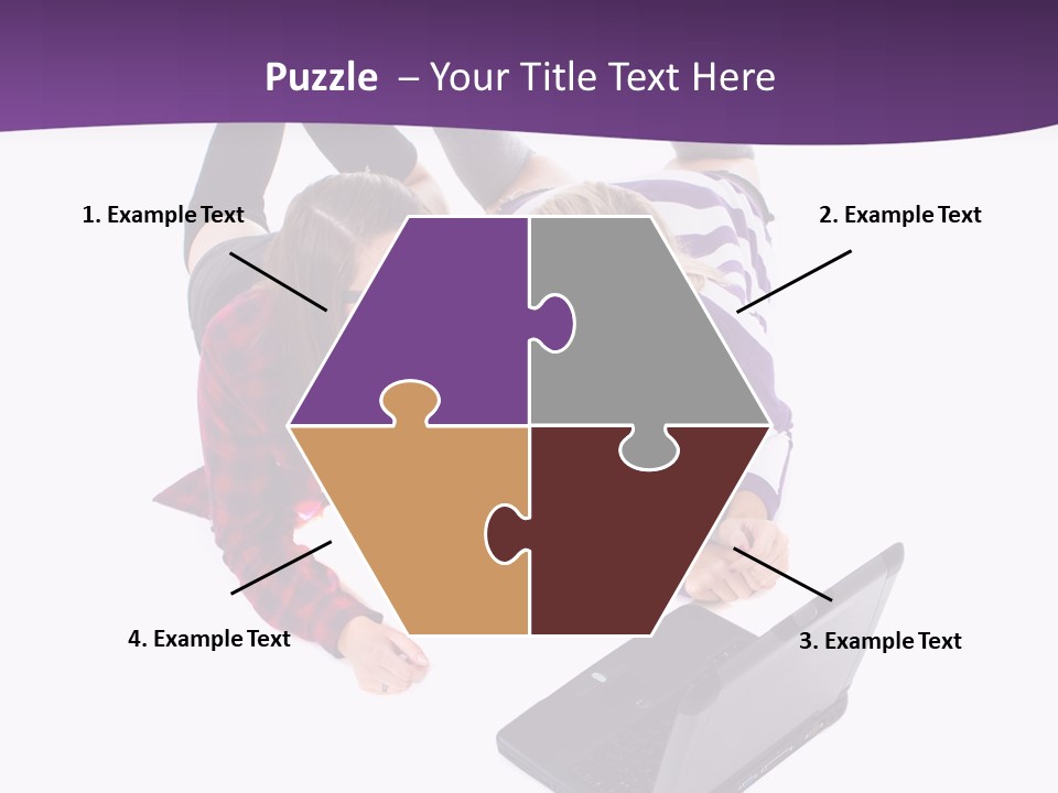 Cute Student Model PowerPoint Template