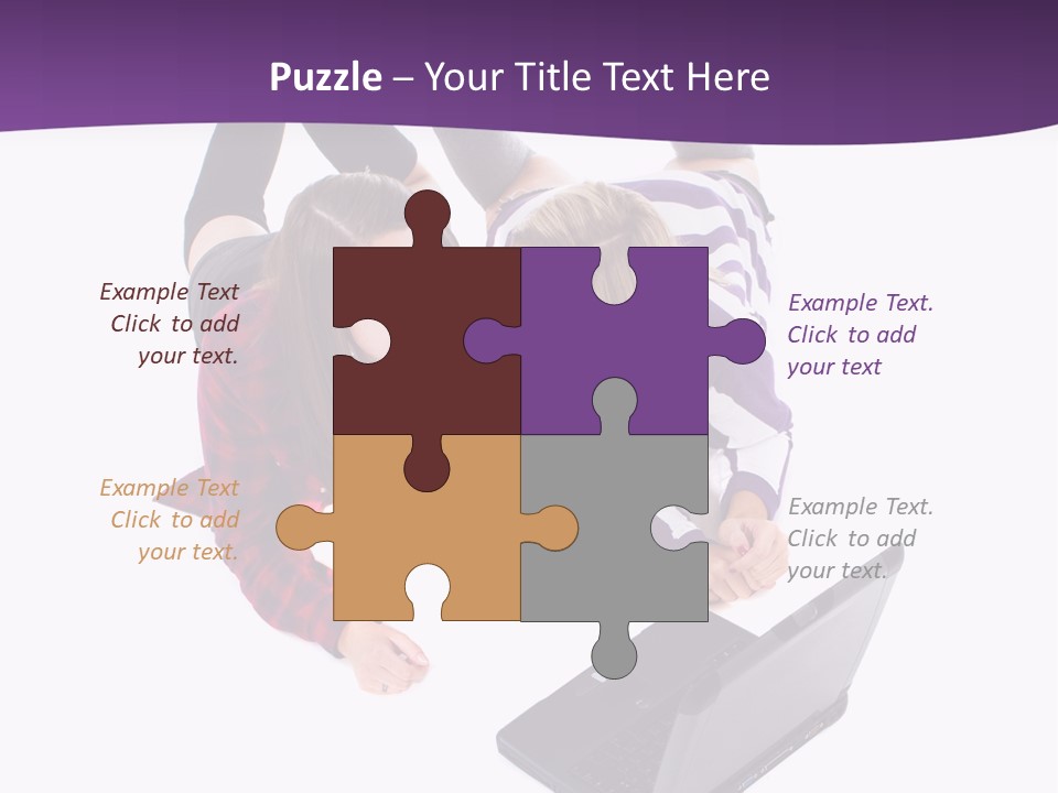 Cute Student Model PowerPoint Template