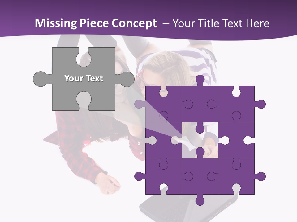 Cute Student Model PowerPoint Template