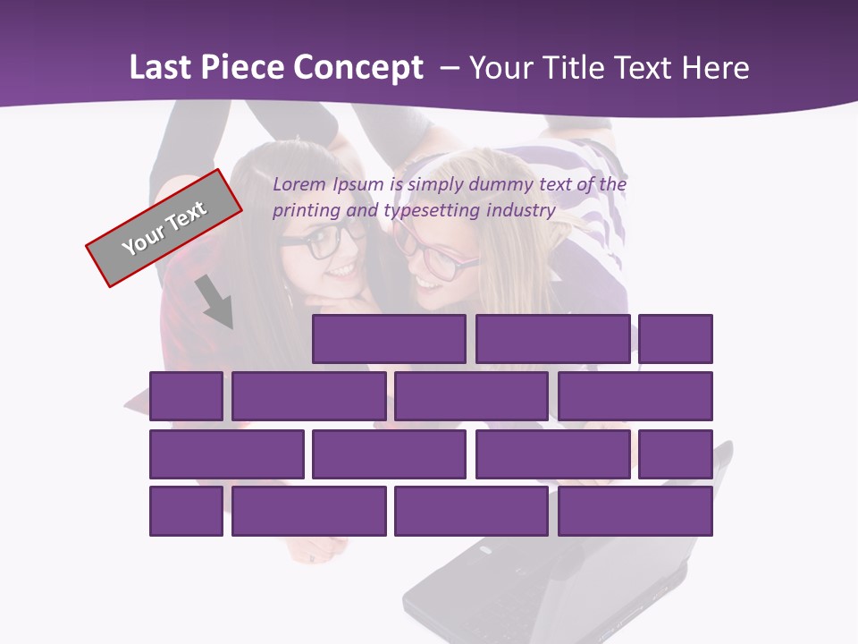 Cute Student Model PowerPoint Template