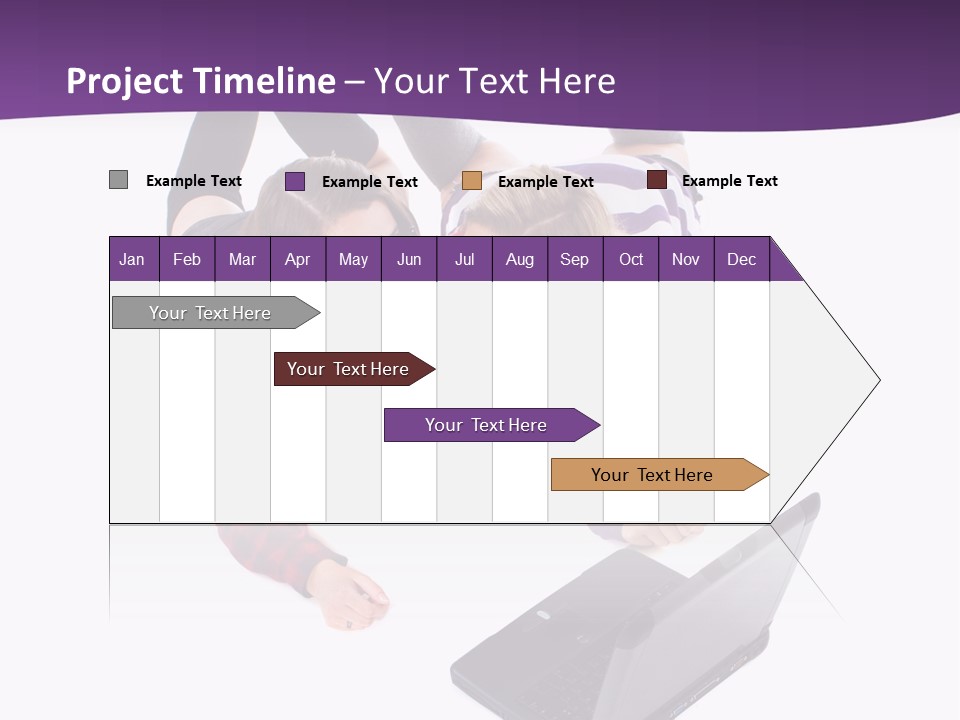 Cute Student Model PowerPoint Template