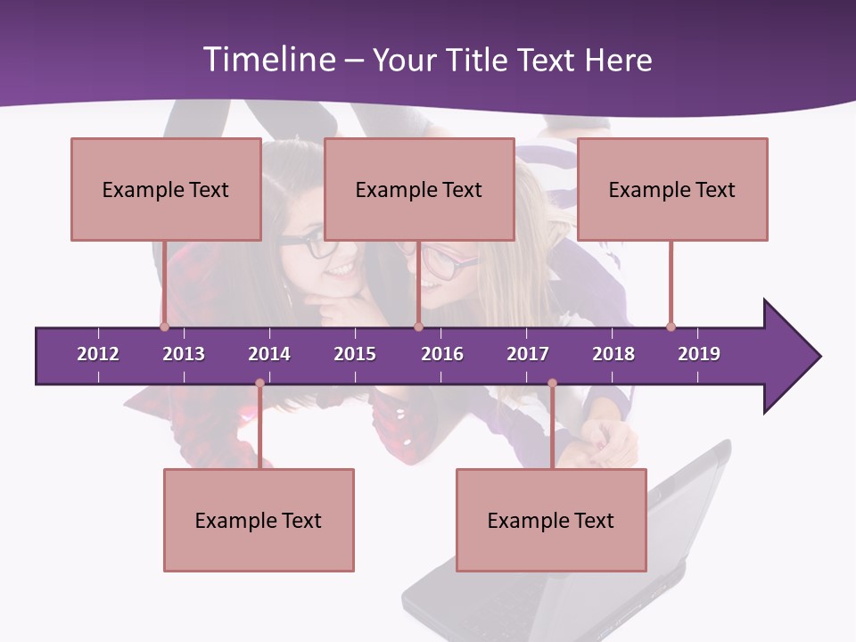 Cute Student Model PowerPoint Template
