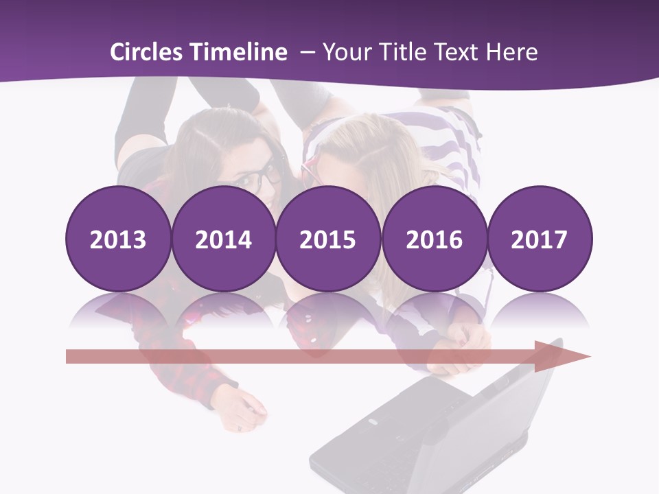 Cute Student Model PowerPoint Template