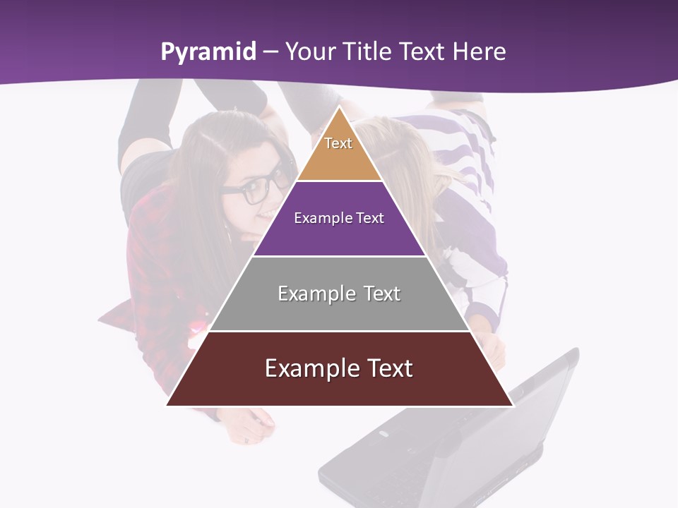 Cute Student Model PowerPoint Template