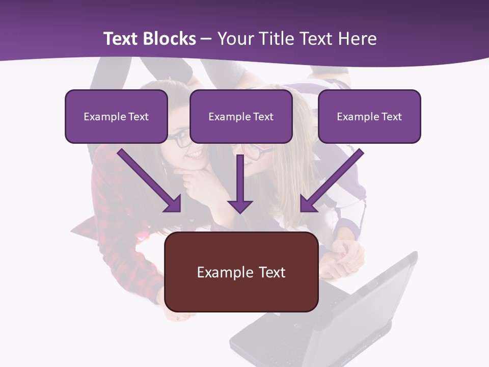 Cute Student Model PowerPoint Template
