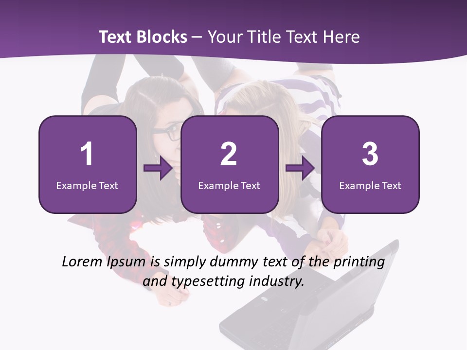 Cute Student Model PowerPoint Template