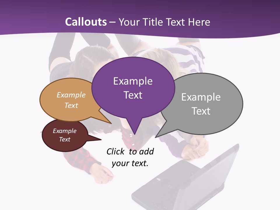 Cute Student Model PowerPoint Template