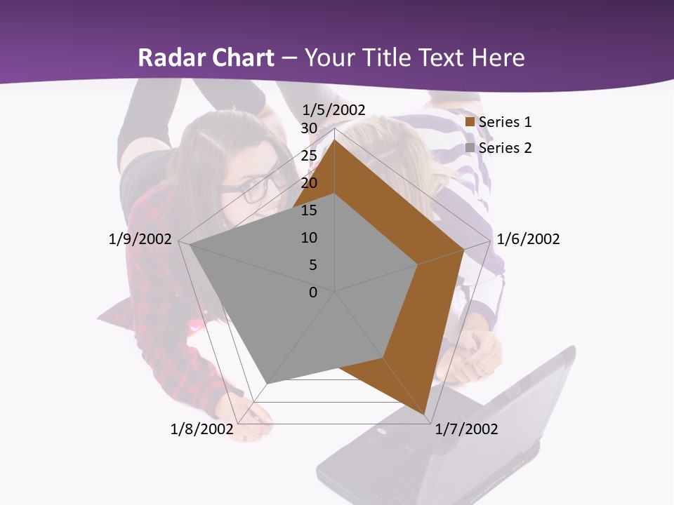 Cute Student Model PowerPoint Template