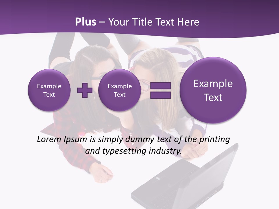 Cute Student Model PowerPoint Template
