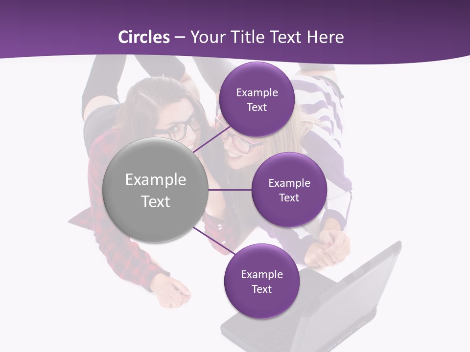 Cute Student Model PowerPoint Template