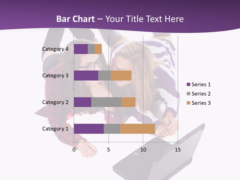 Cute Student Model PowerPoint Template
