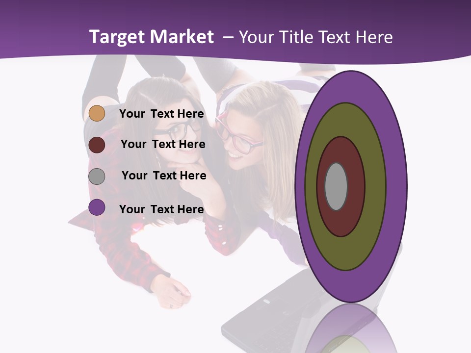 Cute Student Model PowerPoint Template