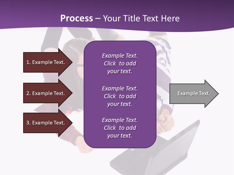 Cute Student Model PowerPoint Template