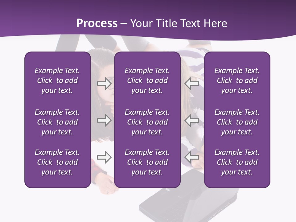 Cute Student Model PowerPoint Template