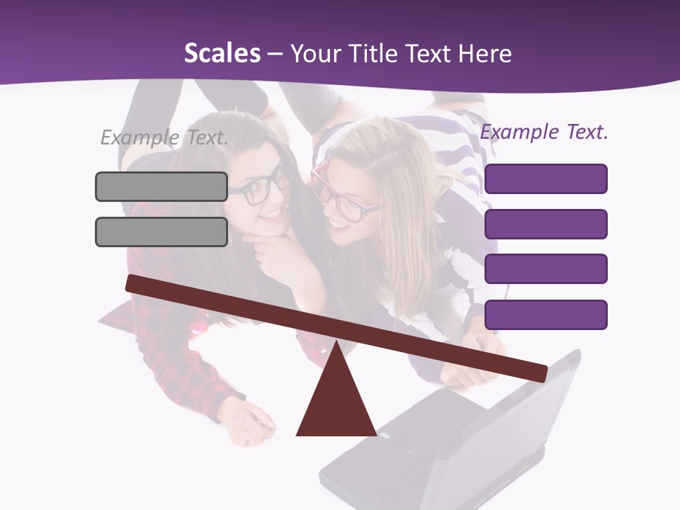 Cute Student Model PowerPoint Template